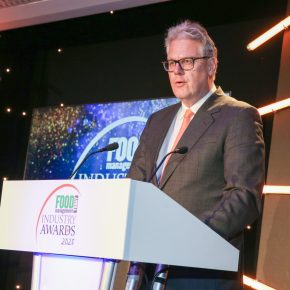 Bob Carnell thanked ABP UK colleagues during his Food Industry Champion award acceptance speech.