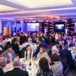 Guests enjoyed a fantastic meal ahead of the ceremony.