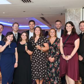 The M&S and ABP UK teams were all smiles at the drinks reception.