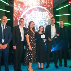 Best New Product Development: Winner – M&S Collection Rolled Sirloin & Ribeye Roast – ABP UK. (L-R): Dave Smith of category partner the Institute of Meat, Alex Southwell of M&S, Katie Givan and Catherine Holland of ABP UK, Matt Wakefield and James Woodhams of M&S and Luke Kempner.